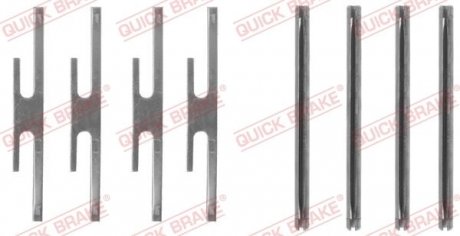 Монтажный комплект дисковых колодок QUICK BRAKE 1091072 (фото 1)