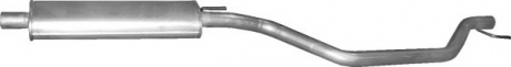 Глушитель алюм. сталь, средн. часть Opel Vectra C ; Signum 1.8i 16V (17.75) POLMOSTROW 1775 (фото 1)