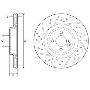 TARCZA HAM.MINI MINI R50 06- Delphi BG4789C (фото 1)