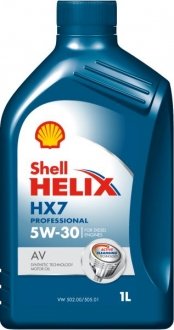 Масло моторное SHELL HELIXHX7PAV5W301L (фото 1)