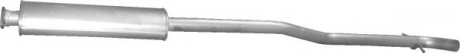 Глушитель алюм. сталь, средн. часть Volvo XC90 2.5T/2.9T/2.4 TD (31.07) Polmostr POLMOSTROW 3107 (фото 1)