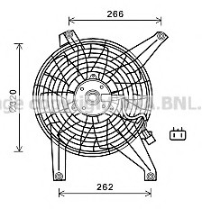 MT Pajero IV 3.5 i 00-01/07 Вентилятор AVA COOLING MT 7528 (фото 1)