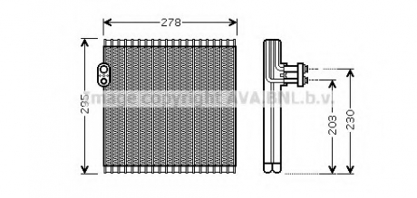 Компресор Camry 01/06- AVA COOLING TO V485 (фото 1)