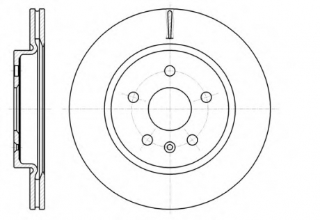 Тормозной диск ROADHOUSE 6128410 (фото 1)