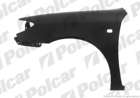 CAMRY (XV30) 12.01 - 08.06 :Крыло переднее левое (с отв. под повторитель) Polcar 813701 (фото 1)