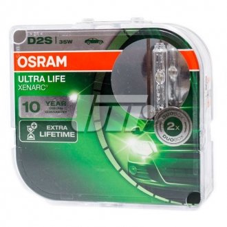 Лампа ксеноновая D2S XENARC ULTRALIFE 85В, 35Вт, PK32d-2 (компл) OSRAM 66240ULT DUO (фото 1)