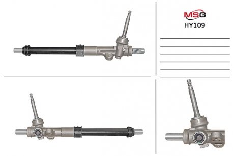 Рулевая рейка без ГУР новая HYUNDAI ix35 (LM) 10-,ix35 (LM, EL, ELH) 09-13,TUCSON (JM) 09-10;KI MSG HY 109 (фото 1)