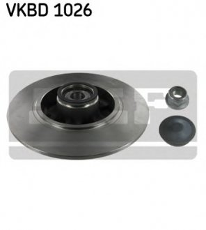 Диск гальмівний (комплект) VKBD 1026 SKF VKBD1026 (фото 1)