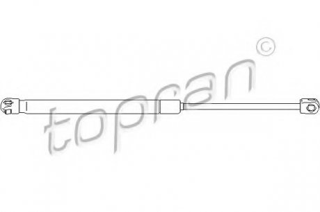 Упругий элемент, крышка багажника / помещения для груза TOPRAN / HANS PRIES 721289 (фото 1)