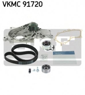 Водяной насос + комплект зубчатого ремня SKF VKMC91720 (фото 1)