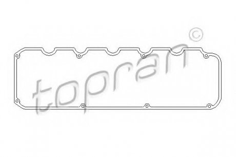 Прокладка, крышка головки цилиндра TOPRAN / HANS PRIES 500855 (фото 1)