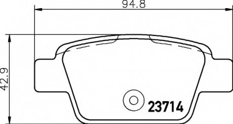 Комплект тормозных колодок TEXTAR 2371481 (фото 1)
