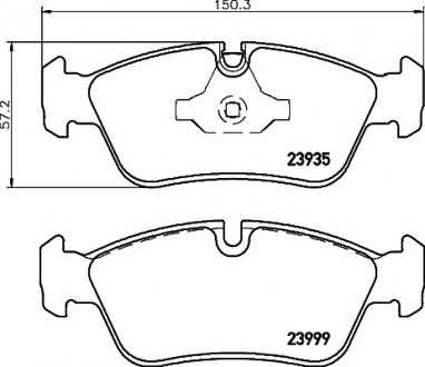 Комплект тормозных колодок TEXTAR 2393581 (фото 1)
