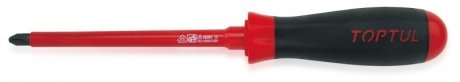 Отвертка крестовая PH2 x 100mm изолированная (1000V) Toptul FBEB0210 (фото 1)