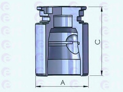 Поршень супорта ERT 150766C (фото 1)