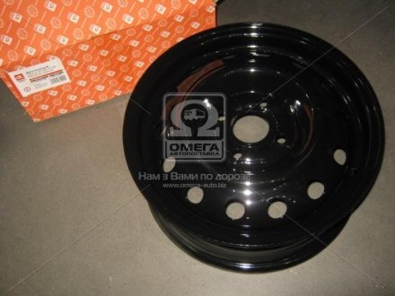 Диск колесный 14х5,5 4x100 Et 49 DIA 56,56 DAEWOO Lanos черный (в упак.) <> Dk-Дорожная Карта 17-3101015-02 (фото 1)