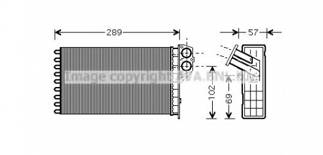 P 307 Airco 03/01- AVA COOLING PEA6226 (фото 1)