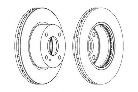 Диск гальмівний Jurid 562539JC (фото 1)