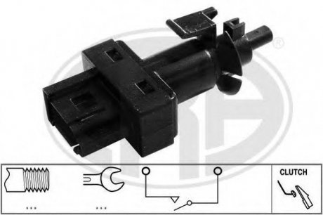 Вимикач ліхтаря сигналу гальмування MB, VW (вир-во) ERA 330727 (фото 1)