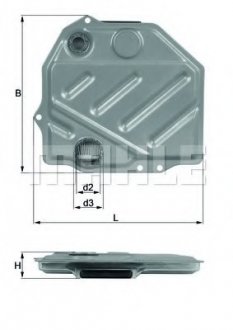 Гідрофільтр, автоматична коробка передач MAHLE HX 48 (фото 1)