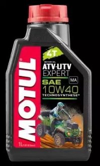 Масло для 4-х тактных двигателей Technosynthese 851601/ATV-UTV EXPERT 4T 10W40 (1L)/ MOTUL 105938 (фото 1)