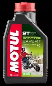 Масло для 2-х тактных двигателей Technosynthese 831801/SCOOTER EXPERT 2T (1L)/101254= MOTUL 105880 (фото 1)