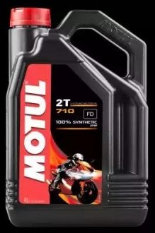 Олива для 2-тактних двигунів 710 2T 4L MOTUL 104035 (фото 1)