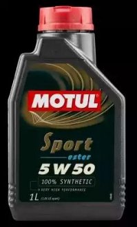 Олива для двигуна SPORT 5W50 1L MOTUL 103048 (фото 1)