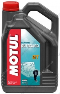 Олива для 2-тактних двигунів OUTBOARD 2T 5L MOTUL 101734 (фото 1)