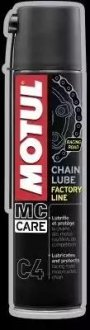 Смазка всех типов цепей дорожных спортивных мотоциклов 815616/C4 CHAIN LUBE FACTORY LINE (400ML)/ MOTUL 102983 (фото 1)