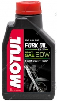 Масло вилочное Technosynthese 822001/FORK OIL EXPERT HEAVY SAE 20W (1L)/101136= MOTUL 105928 (фото 1)