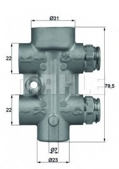 Термостат охолоджувача мастила MAHLE TO 8 80 (фото 1)