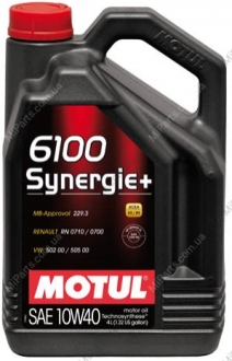 Масло моторное Technosynthese д/авто 839441/6100 SYNERGIE+ SAE 10W40 (4L)/ MOTUL 101491 (фото 1)