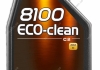 Масло моторное 100% синтетичне д/авто 868011/8100 ECO-CLEAN SAE 0W30 (1L)/102888 MOTUL