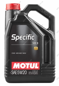 Олива для двигуна SPECIFIC 948B 5W20 5L MOTUL 106352 (фото 1)