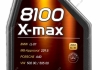 Масло моторное 100% синтетическое д/авто 348201/8100 X-MAX SAE 0W40 (1L)/104531 MOTUL