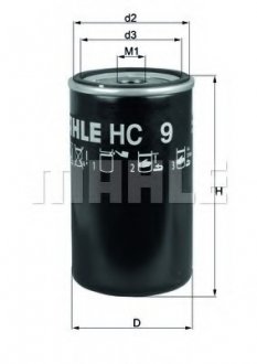 Гідрофільтр, автоматична коробка передач MAHLE HC 9 (фото 1)