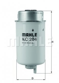 Фільтр паливний FORD TRANSIT 2.4 TDCi 04-06 MAHLE KC 204 (фото 1)