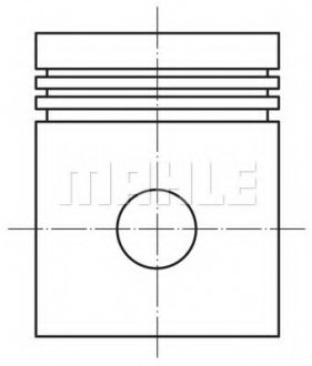 Поршень ORIGINAL MAHLE 012 21 02 (фото 1)