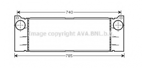 Інтеркулер MERCEDES VITO II W 639 (03-) (вир-во) AVA COOLING MSA 4473 (фото 1)
