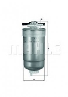 Фильтр топливный ORIGINAL MAHLE KL 233/2 (фото 1)