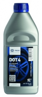 Рідина гальмівна DOT 4, 1л. HELLA 8DF355360021 (фото 1)