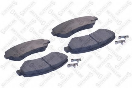 Тормозные колодки дисковые передние NISSAN QASHQAI (J10E) 12/2006-04/2010, NISSAN X-TRAIL (T31) 03/2007-, NISSAN QASHQAI +2 I (J10, JJ10), 02/2007 - STELLOX 1329000-SX (фото 1)