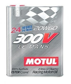 Масло моторное 100% синтетичне эстеровое д/авто 825822/300V LEMANS 20W60 20L/ MOTUL 103980 (фото 1)
