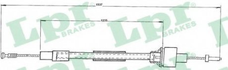Тросик сцепления LPR C0093C (фото 1)