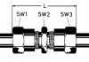 Соединитель прямой 10x10 пластиковых трубок с гайками PE AUTOMOTIVE 076.002-00A (фото 2)