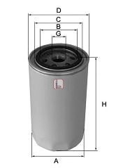 Фільтр масляний S 5800 R SOFIMA S5800R (фото 1)