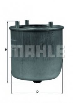 Фильтр топливный ORIGINAL MAHLE KL 780 (фото 1)