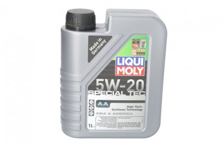 Олива для двигуна LIQUI MOLY 20792 5W20 1L (фото 1)