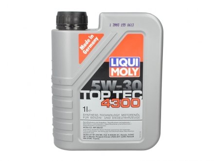 Олива для двигуна LIQUI MOLY 2323 5W30 1L (фото 1)